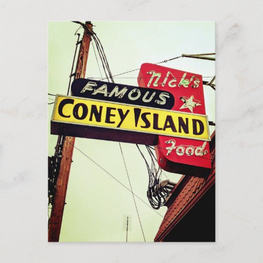 Nordwest Neon: Nick. Postkarte (Vorderseite)