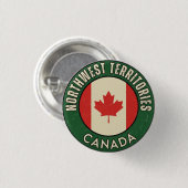 Nordwest-Territorien Kanada Button (Vorne & Hinten)