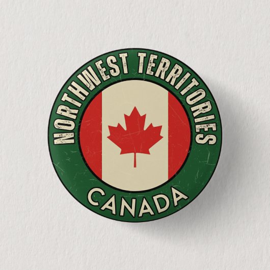 Nordwest-Territorien Kanada Button (Vorderseite)