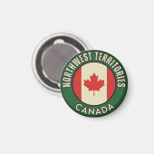 Nordwest-Territorien Kanada Magnet (Vorderseite/Rückseite)