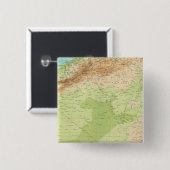 Nordwestafrika mit Schifffahrtsrouten Button (Vorne & Hinten)