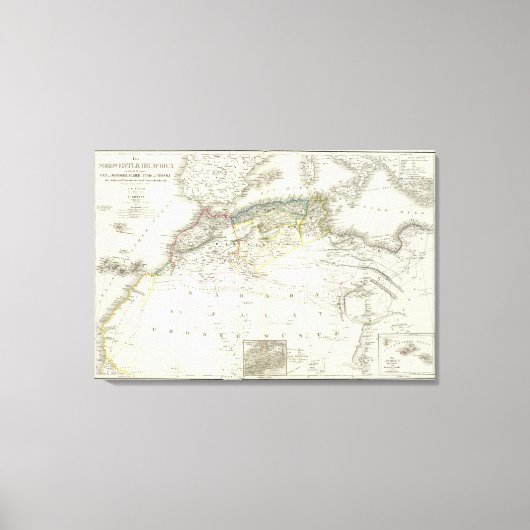 Nordwestafrika - Nordwestafrika Leinwanddruck (Vorderseite)