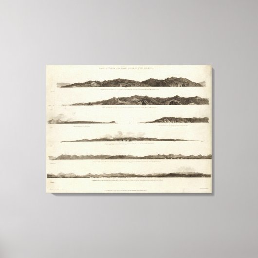 Nordwestamerika Leinwanddruck (Vorderseite)