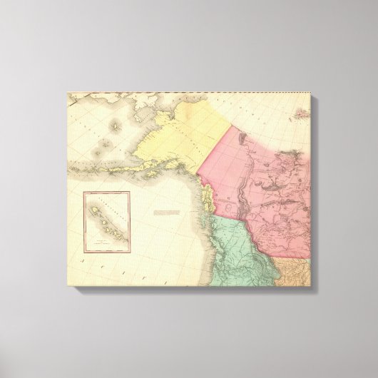 Nordwestamerika Leinwanddruck (Vorderseite)