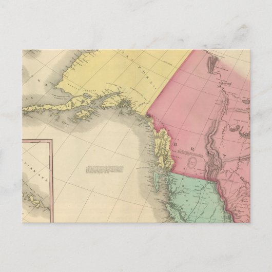 Nordwestamerika Postkarte (Vorderseite)