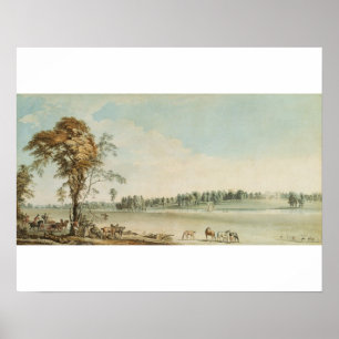 Nordwestansicht von Wakefield Häuschen in Poster