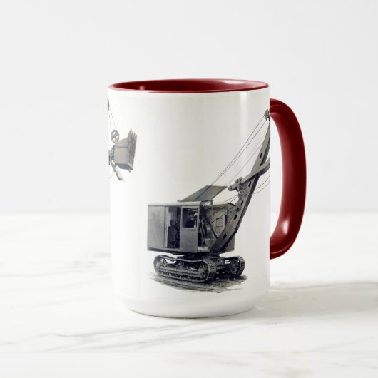 Nordwestbau-Kran des dampf-Schaufel-Modell-2 Tasse (VorderseiteRechts)