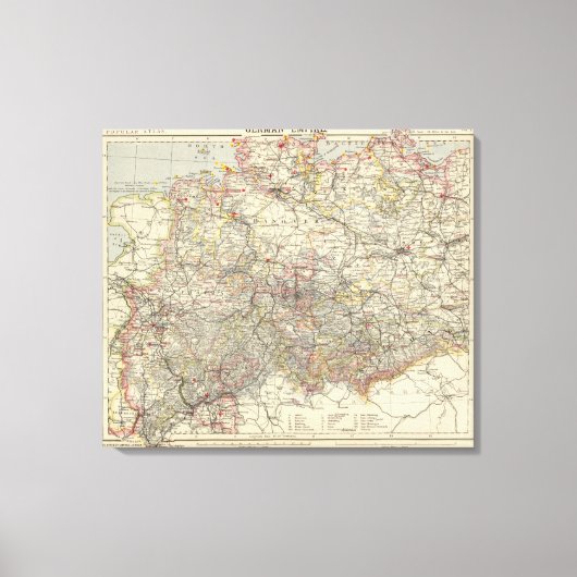 Nordwestdeutsches Reich Leinwanddruck (Vorderseite)