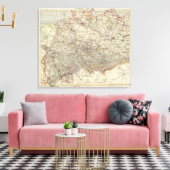 Nordwestdeutsches Reich Leinwanddruck (Insitu (Wohnzimmer))