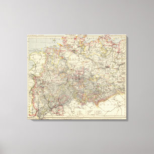 Nordwestdeutsches Reich Leinwanddruck