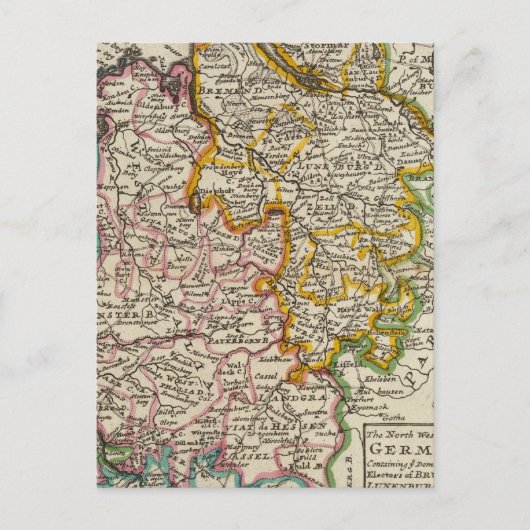Nordwesten Deutschlands Postkarte (Vorderseite)