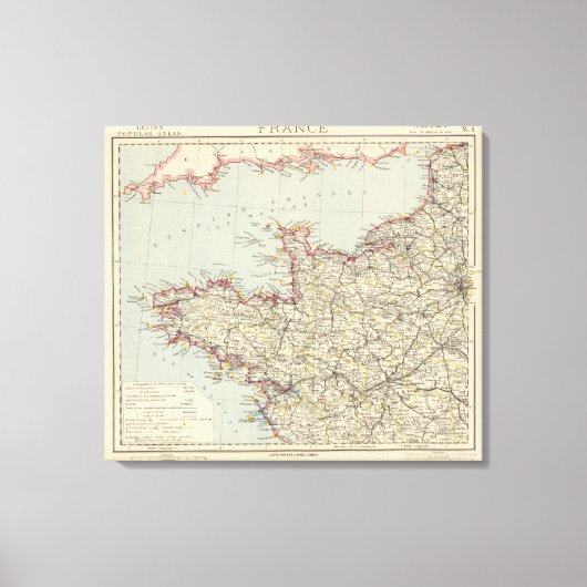 Nordwestfrankreich 2 leinwanddruck (Vorderseite)