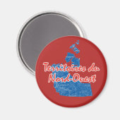 Nordwestgebiete Magnet (Vorderseite/Rückseite)