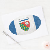 Nordwestgebiete Ovaler Aufkleber (Umschlag)