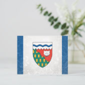 Nordwestgebiete Postkarte (Stehend Vorderseite)