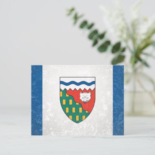 Nordwestgebiete Postkarte (Stehend Vorderseite)