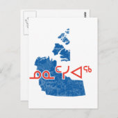 Nordwestgebiete Postkarte (Vorne/Hinten)