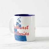 Nordwestgebiete Zweifarbige Tasse (Vorderseite Links)
