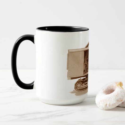 Nordwestkran-Bau-Kran-Modell 2 Tasse (Mit Donut)