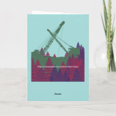 Nordwestkranbetreiber FUNKTIONIERENDE Feiertagskarte (Rückseite)