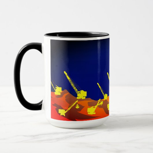 NORDWESTKRANE UND SHOVEL OPERATION ENGINEER ART TASSE (Links)