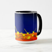 NORDWESTKRANE UND SHOVEL OPERATION ENGINEER ART TASSE (VorderseiteRechts)