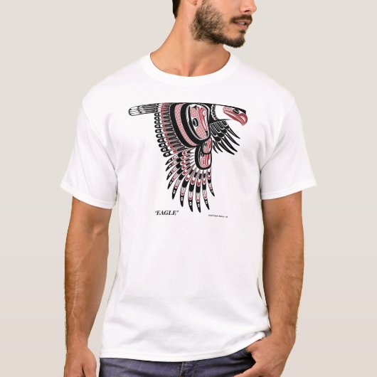 Nordwestküsten-Eingeborener Eagle T-Shirt (Vorderseite)