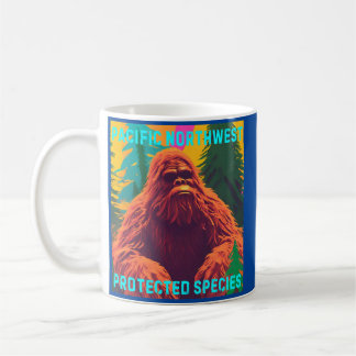 Nordwestlich des Pazifiks geschützte Arten Sasquat Kaffeetasse