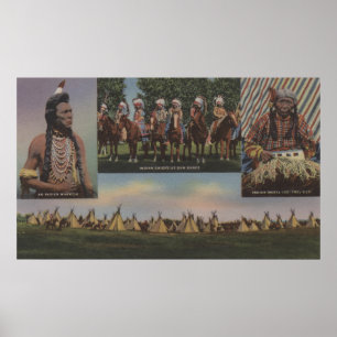Nordwestliche Amerikanische Ureinwohner - Aussicht Poster