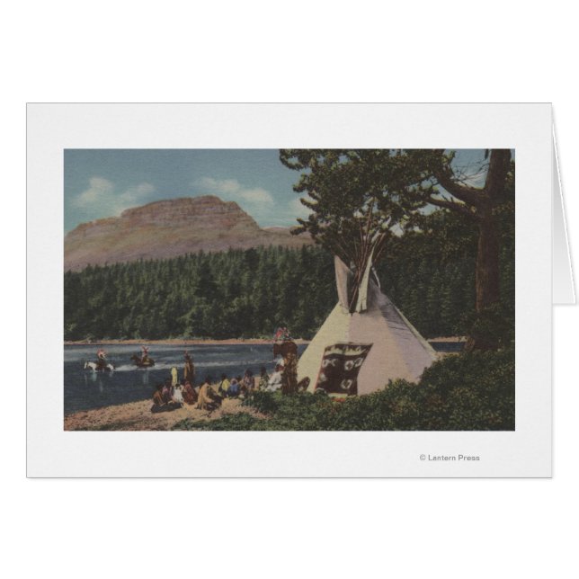 Nordwestliche Amerikanische Ureinwohner - Das Land (Vorderseite (Horizontal))