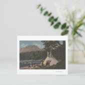 Nordwestliche Amerikanische Ureinwohner - Das Land Postkarte (Stehend Vorderseite)