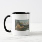Nordwestliche Amerikanische Ureinwohner - zwei Tee Tasse (Links)