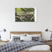 Nordwestliche Luftansicht StadtWallace, ID Leinwanddruck (Insitu (Schlafzimmer))