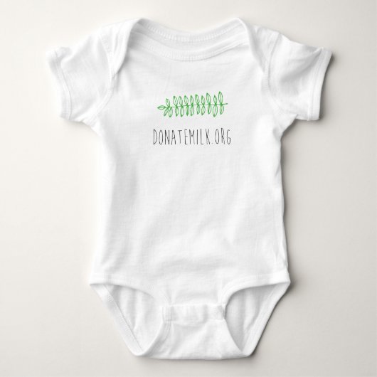 Nordwestmuttermilch-Bank-Wedel - Baby-T-Shirt Baby Strampler (Vorderseite)