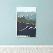 Nordwestpazifik Leinwanddruck (Insitu (Holzboden))