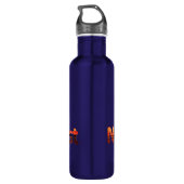 Nordwestpazifik mit San Juan Islands Sunset Edelstahlflasche (Rückseite)