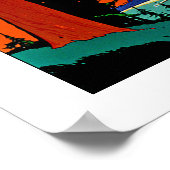 Nordwestpazifik Poster (Ecke)