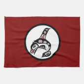 Nordwestpazifikküste Haida Art Killer Wal Handtuch (Horizontal)