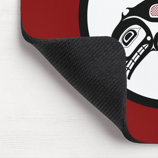 Nordwestpazifikküste Haida Art Killer Wal Mousepad (Ecke)