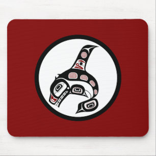 Nordwestpazifikküste Haida Art Killer Wal Mousepad
