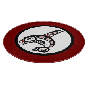 Nordwestpazifikküste Haida Art Killer Wal Schneidebrett