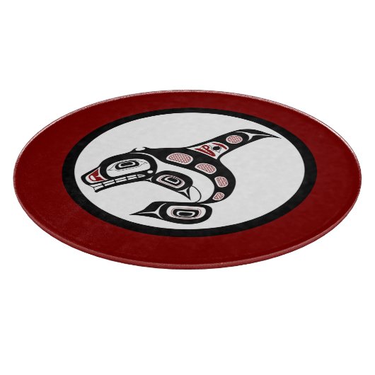 Nordwestpazifikküste Haida Art Killer Wal Schneidebrett (Ecke)