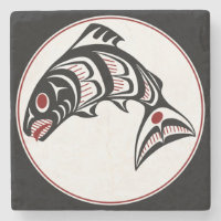 Nordwestpazifikküste Haida art Salmon
