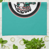 Nordwestpazifikküste Haida art Thunderbird Geschirrtuch (Gefaltet)