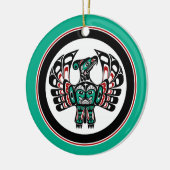 Nordwestpazifikküste Haida art Thunderbird Keramik Ornament (Links)