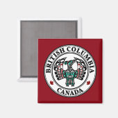 Nordwestpazifikküste Haida art Thunderbird Magnet (Vorderseite/Rückseite)