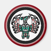 Nordwestpazifikküste Haida art Thunderbird Magnet (Vorne)