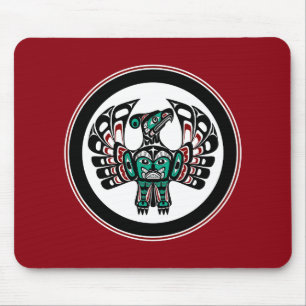 Nordwestpazifikküste Haida art Thunderbird Mousepad