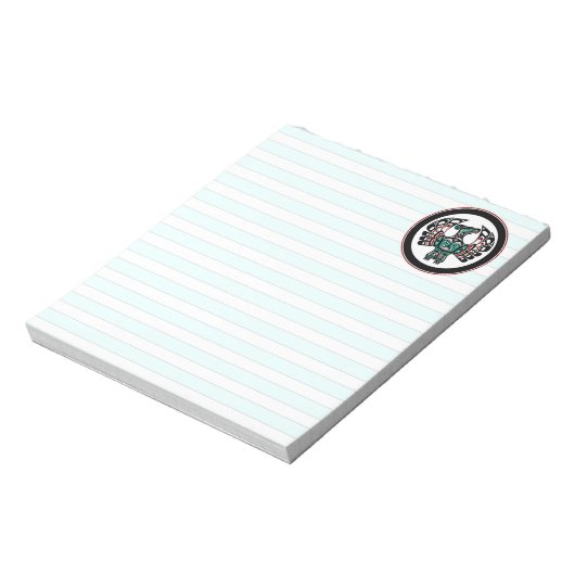 Nordwestpazifikküste Haida Art Thunderbird Notizblock (Rotiert)