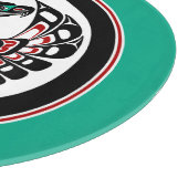 Nordwestpazifikküste Haida art Thunderbird Schneidebrett (Ecke)